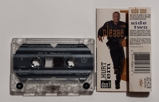 M.C. Hammer - "Please Hammer Don't Hurt 'Em" - CASSETTE TAPE (DOLBY HX PRO B NR) VG+/VG+