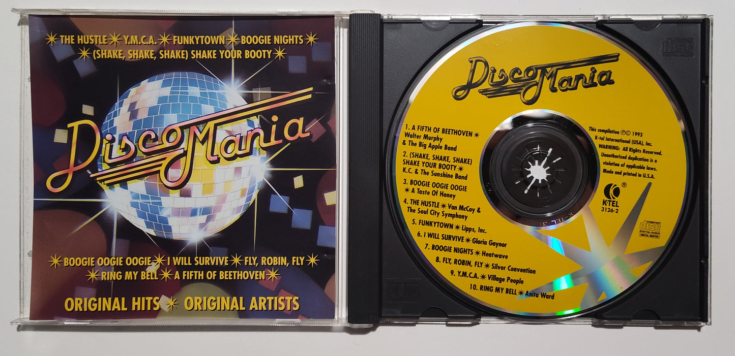 Various Artists - "Disco Mania Compilation" - COMPACT DISC VG+/VG
