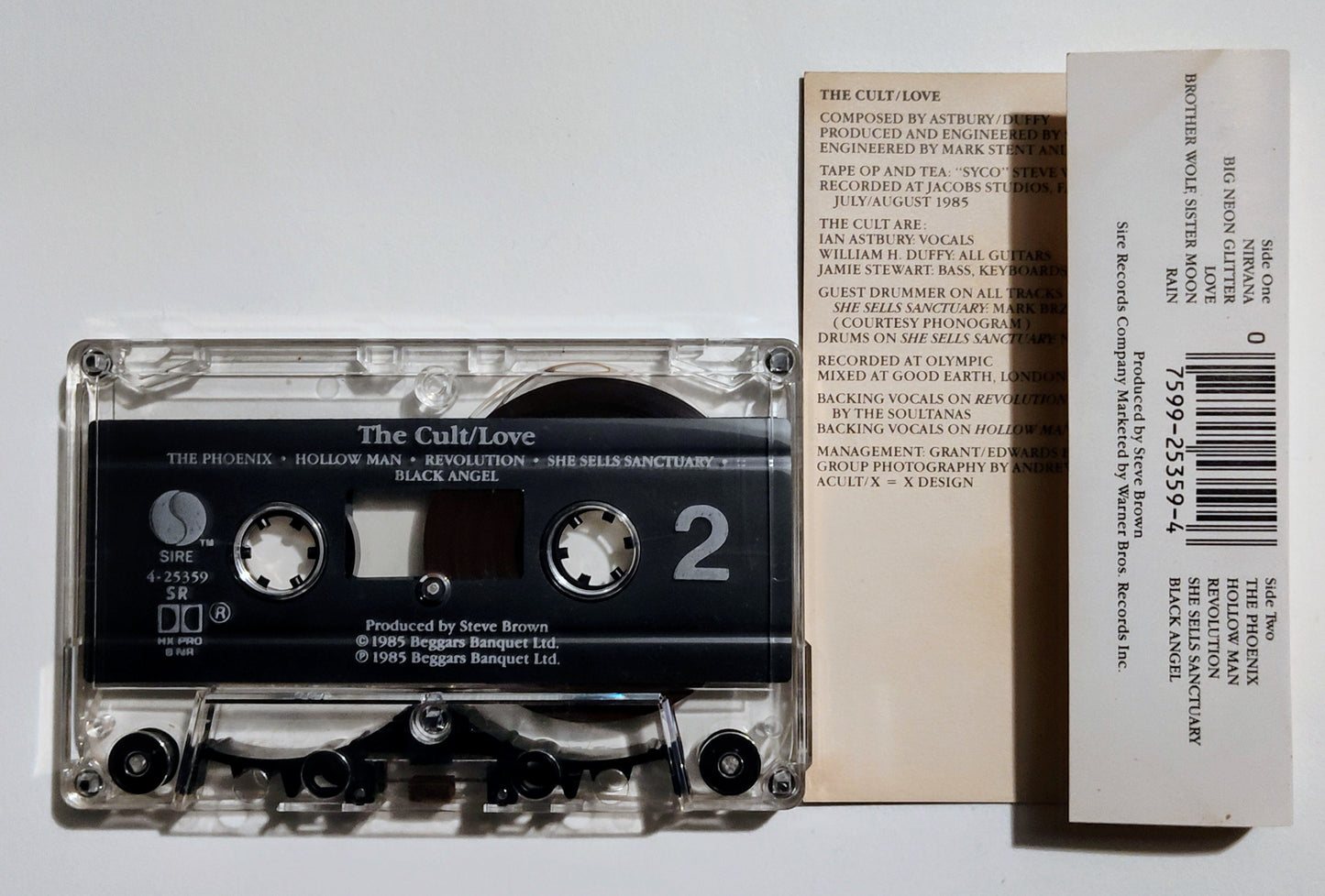 Cult, The - "Love" - CASSETTE TAPE (SR HX PRO) VG+/VG+