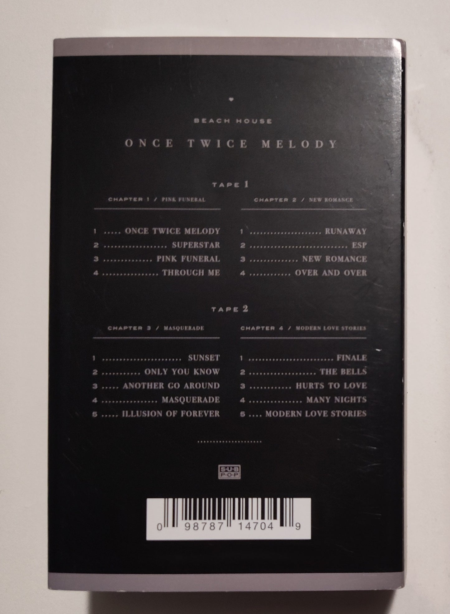 Beach House - "Once Twice Melody" - INDIE CASSETTE TAPE (2x) NM/NM