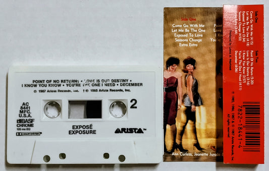Exposé - “Exposure” - CASSETTE TAPE VG/VG+