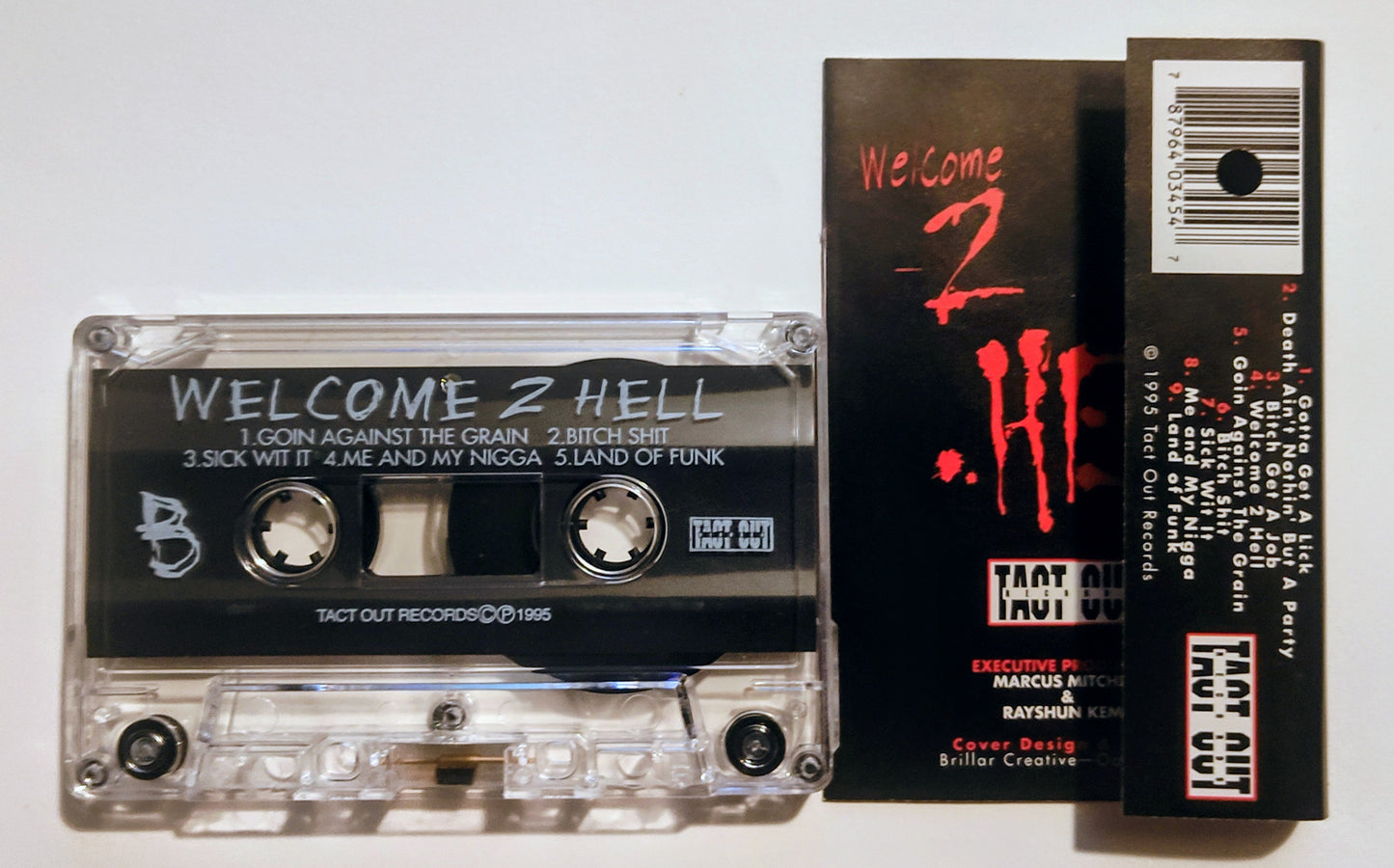 Cool•E - "Welcome To Hell" - CASSETTE TAPE VG+/VG+