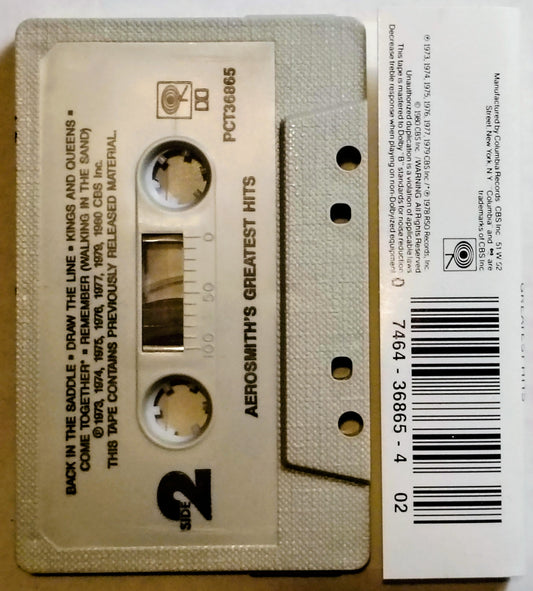 Aerosmith - “Greatest Hits” - CASSETTE TAPE VG/VG