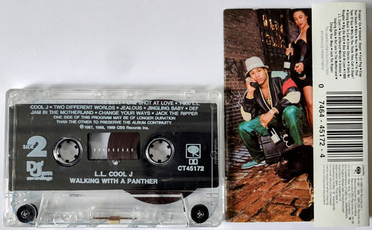 L.L. Cool J - "Walking With A Panther" - CASSETTE TAPE VG+/VG+