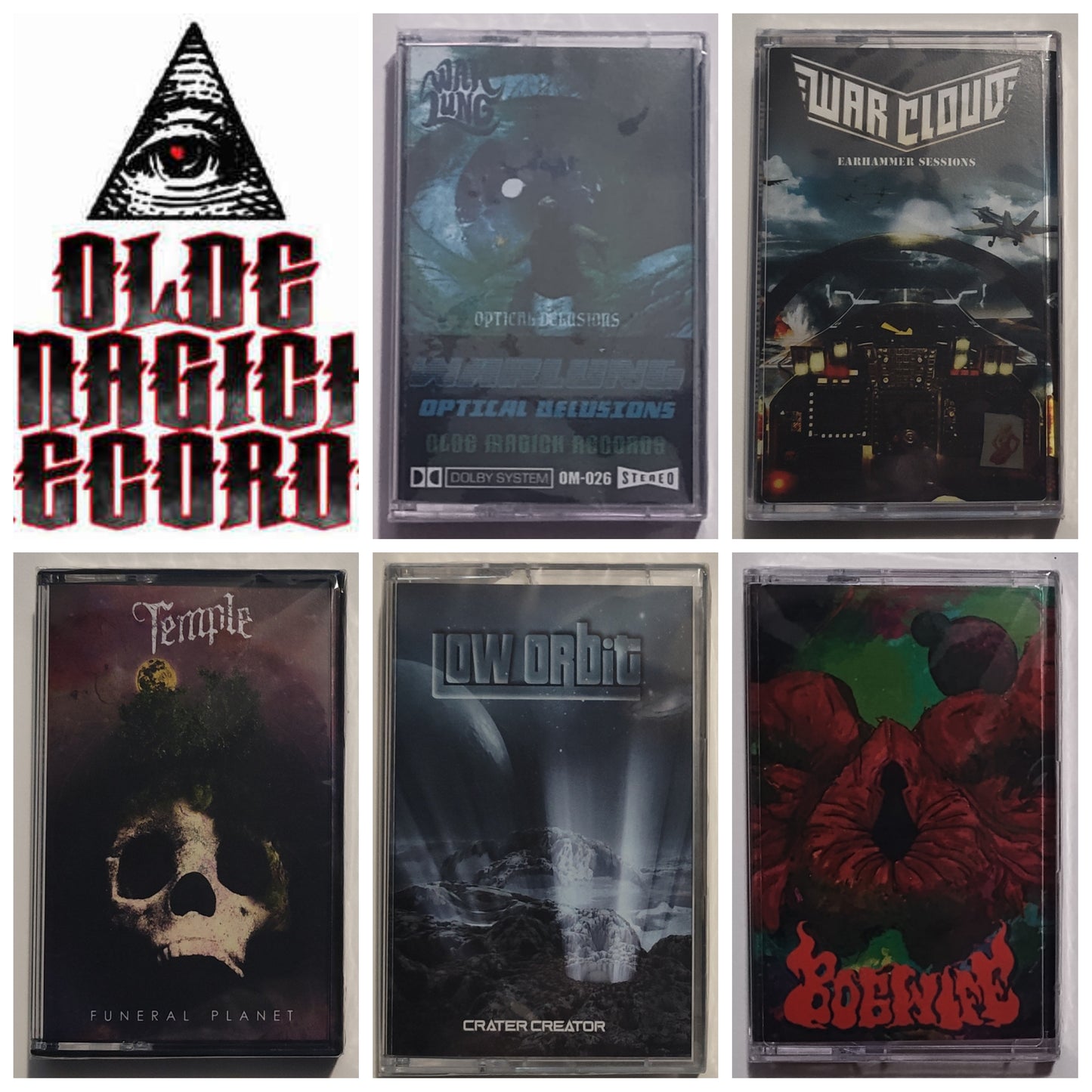 Mixed Batch #3 - "Olde Magick Records 5-Tape Sampler Pack" - INDIE CASSETTE TAPE M/M