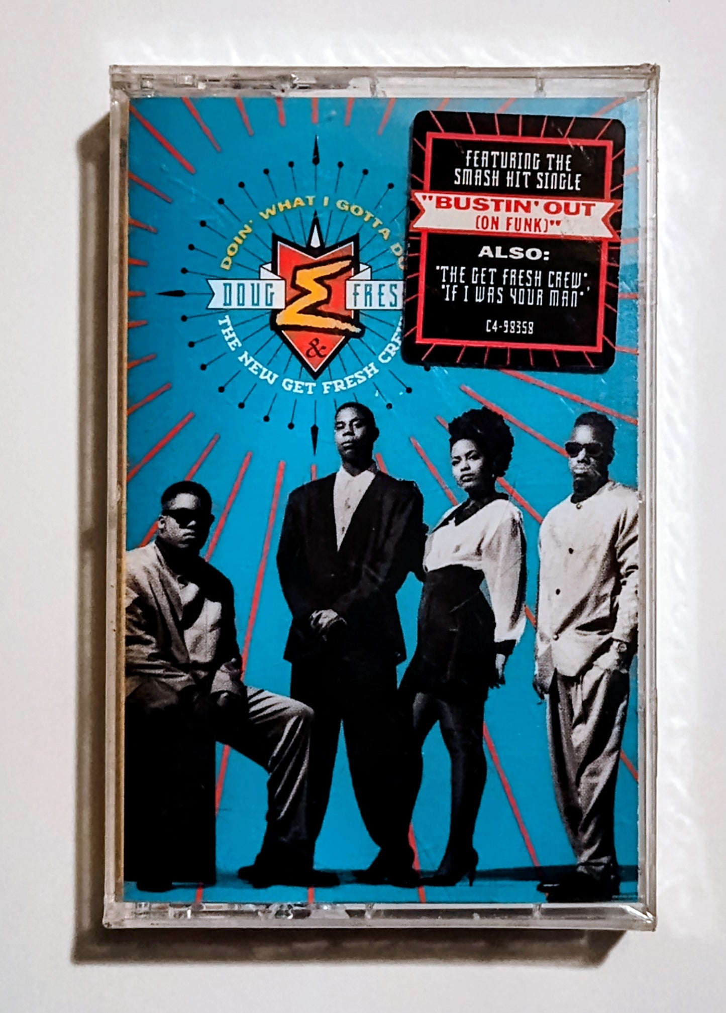 Doug E. Fresh And The New Get Fresh Crew - "Doin' What I Gotta Do" - CASSETTE TAPE M/M (Sealed w/ hype sticker)