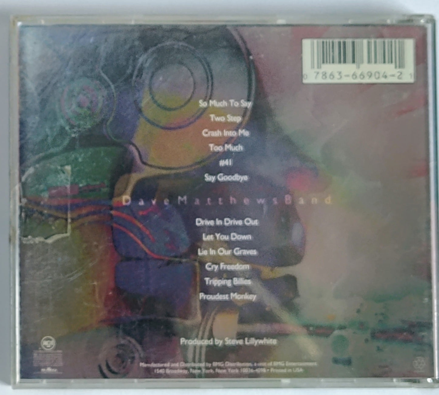 Dave Matthews Band - "Crash" - COMPACT DISC G+/G+