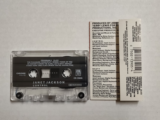 Janet Jackson - "Control" - CASSETTE TAPE VG+/VG+