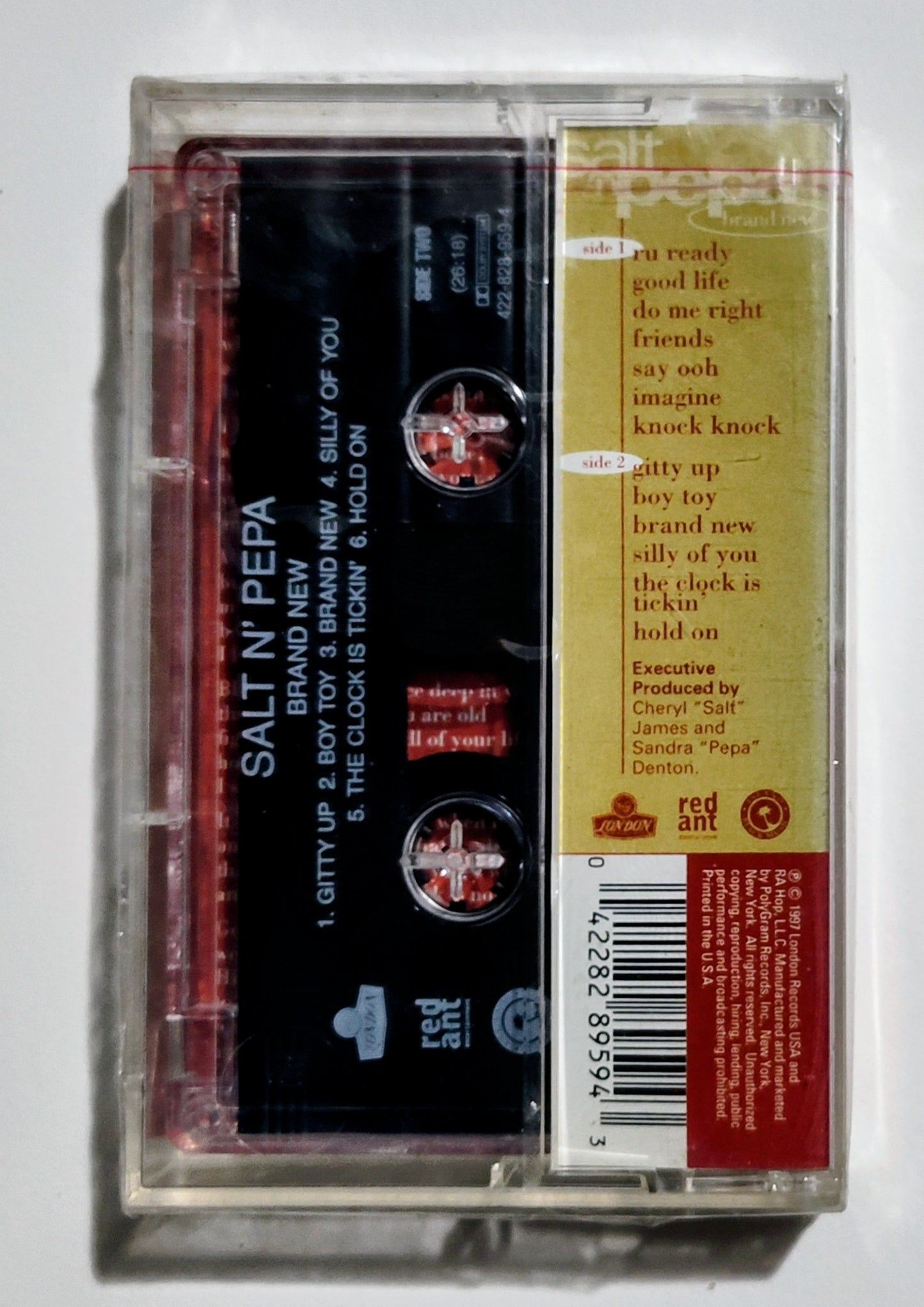 Salt 'N' Pepa - "Brand New" - CASSETTE TAPE NM/M (Sealed with faded hype sticker)