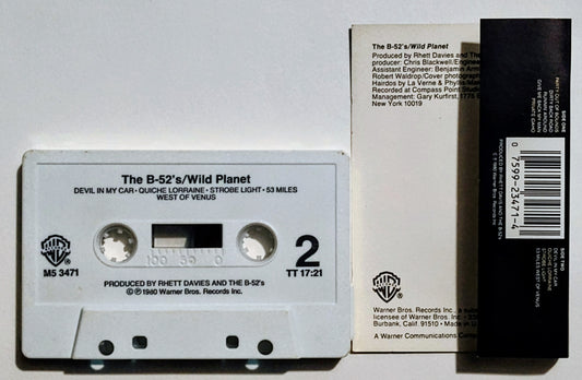 B-52's, The - "Wild Planet" - CASSETTE TAPE VG+/VG+