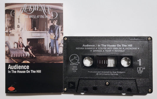 Audience - "In The House On The Hill" - CASSETTE TAPE (Canada; black shell; DOLBY) VG/VG+