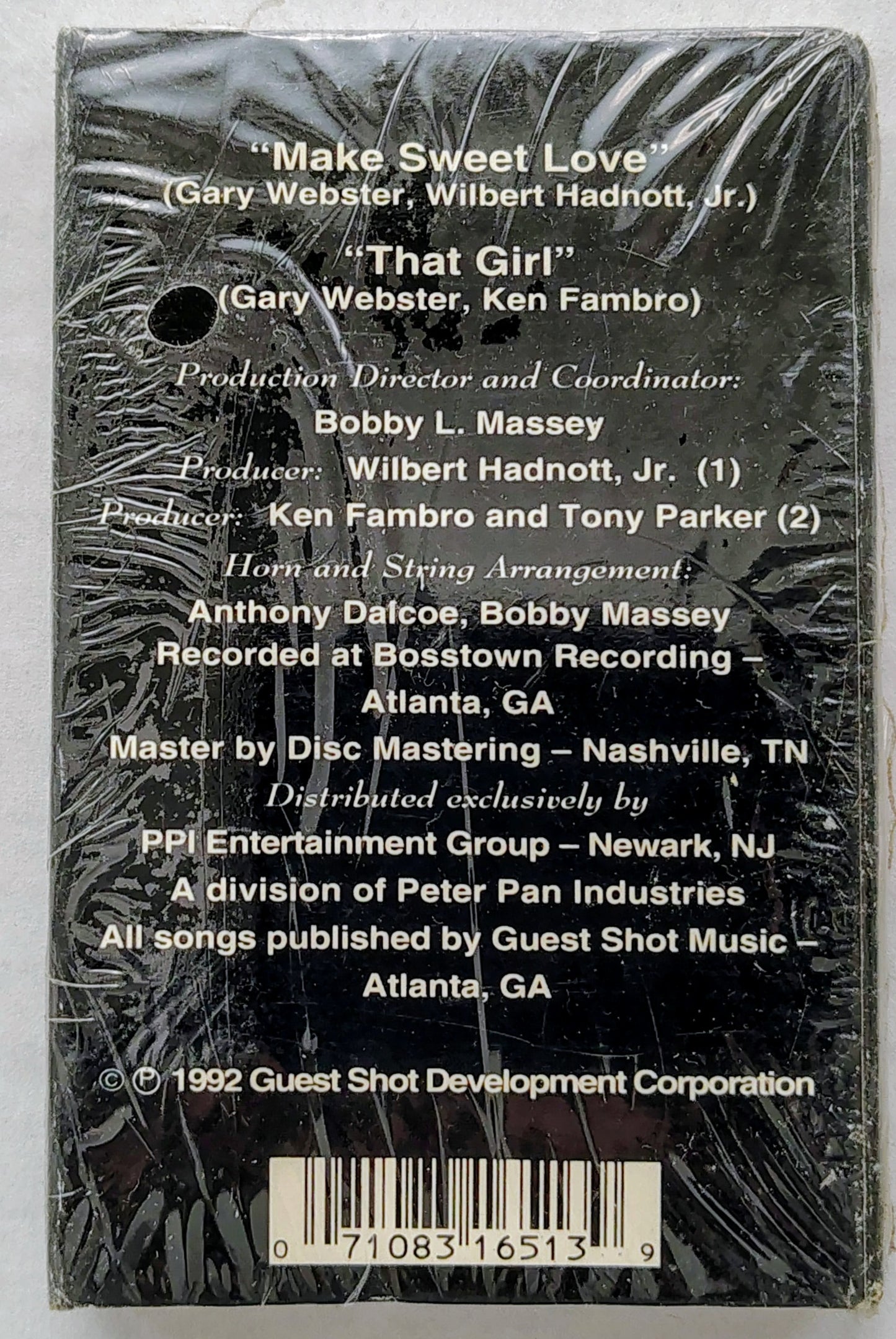 A+ Plus - "Make Sweet Love" - CASSETTE TAPE (Single) VG/M (Sealed with torn cellophane)