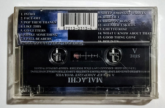 Malachi - "A Sheep Amongst Wolves" - CASSETTE TAPE NM/M (Sealed; crack in underside of case- hidden, basically.) *❄️*