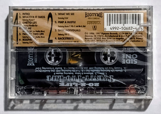 20-2-Life - “Twenty-Two-Life” - CASSETTE TAPE NM/M (Sealed; 1 cm crack in cover; 1 inch crack on back)