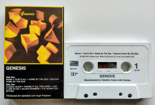 Genesis - “Genesis” - CASSETTE TAPE VG+/VG