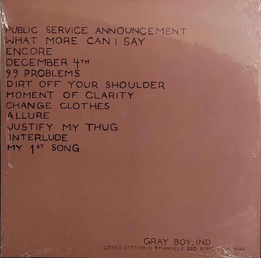 Danger Mouse - "The Gray Album (Mashup of Jay Z's "Black Album" + The Beatles' "White Album")" - VINYL RECORD (Import; color vinyl) M/M (Sealed)