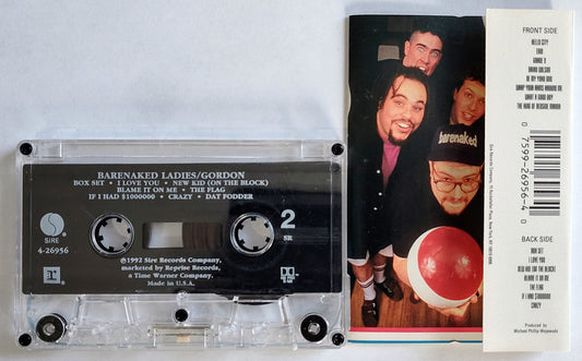 Barenaked Ladies - “Gordon” - CASSETTE TAPE VG+/VG+ *🚨*