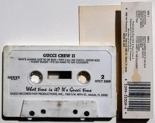 Gucci Crew II - "What Time Is It? It's Gucci Time" - CASSETTE TAPE VG/VG