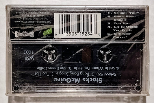 Stocks McGuire - “Entrepren**a (EP)” - CASSETTE TAPE NM/M (sealed; crack in cover; scratchy cellophane)