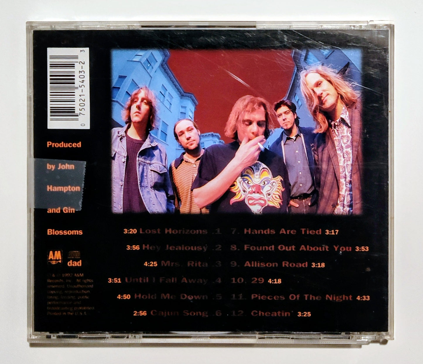 Gin Blossoms - "New Miserable Experience" - COMPACT DISC VG/VG