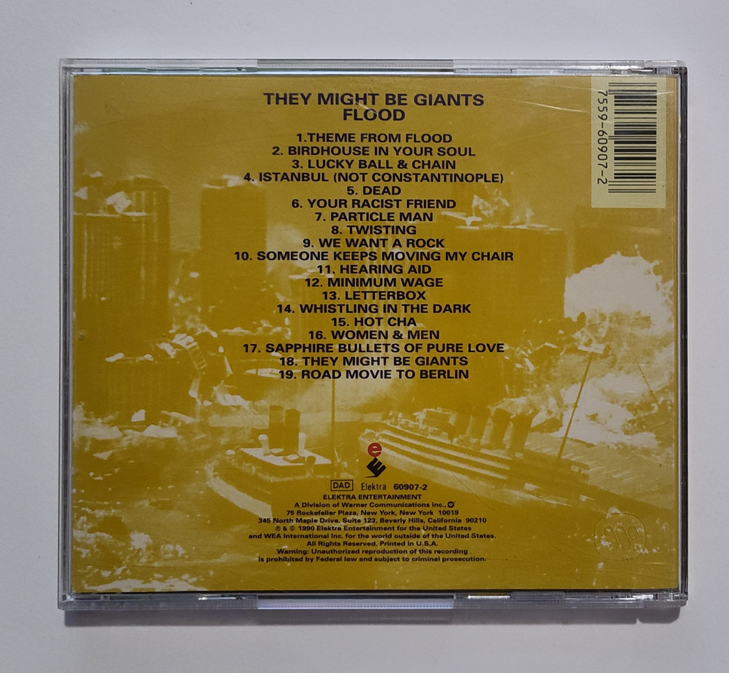 They Might Be Giants - "Flood" - COMPACT DISC VG/G+