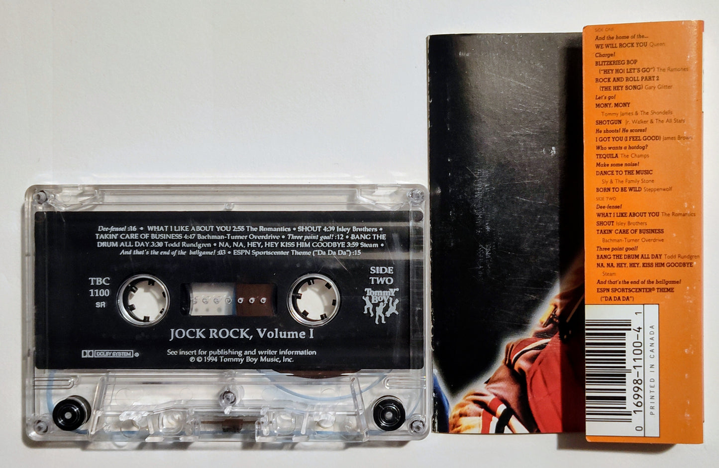 Various Artists - "ESPN Presents Jock Rock: Volume 1" - CASSETTE TAPE (DOLBY) VG/VG