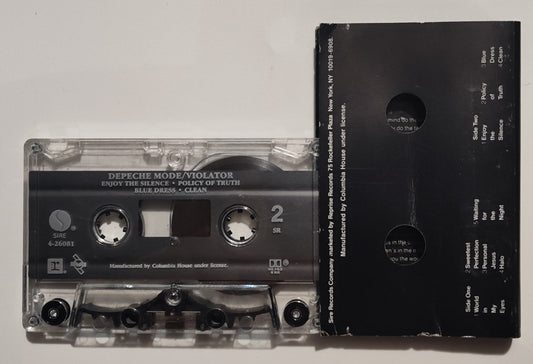 Depeche Mode - "Violator" - CASSETTE TAPE (Columbia House; SR; DOLBY HX PRO B NR) VG/G+