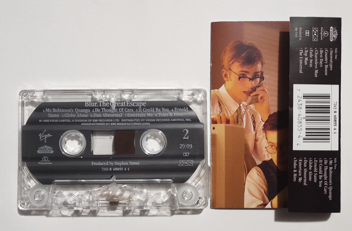 Blur - "The Great Escape" - CASSETTE TAPE (XDR; DOLBY) VG+/VG+