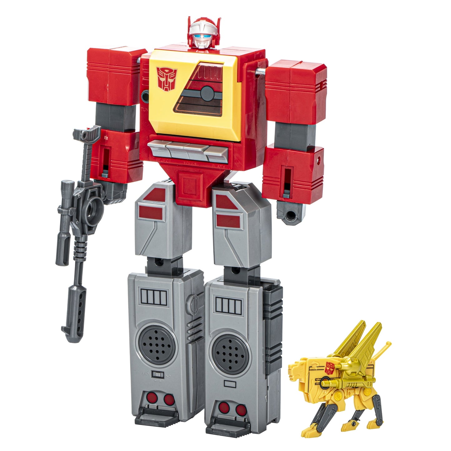 Transformers 40 Year Anniversary Collection: Autobot Blaster (Boombox) + Steeljaw (Cassette Tape) NM/M (Sealed/new/slight shelf wear)