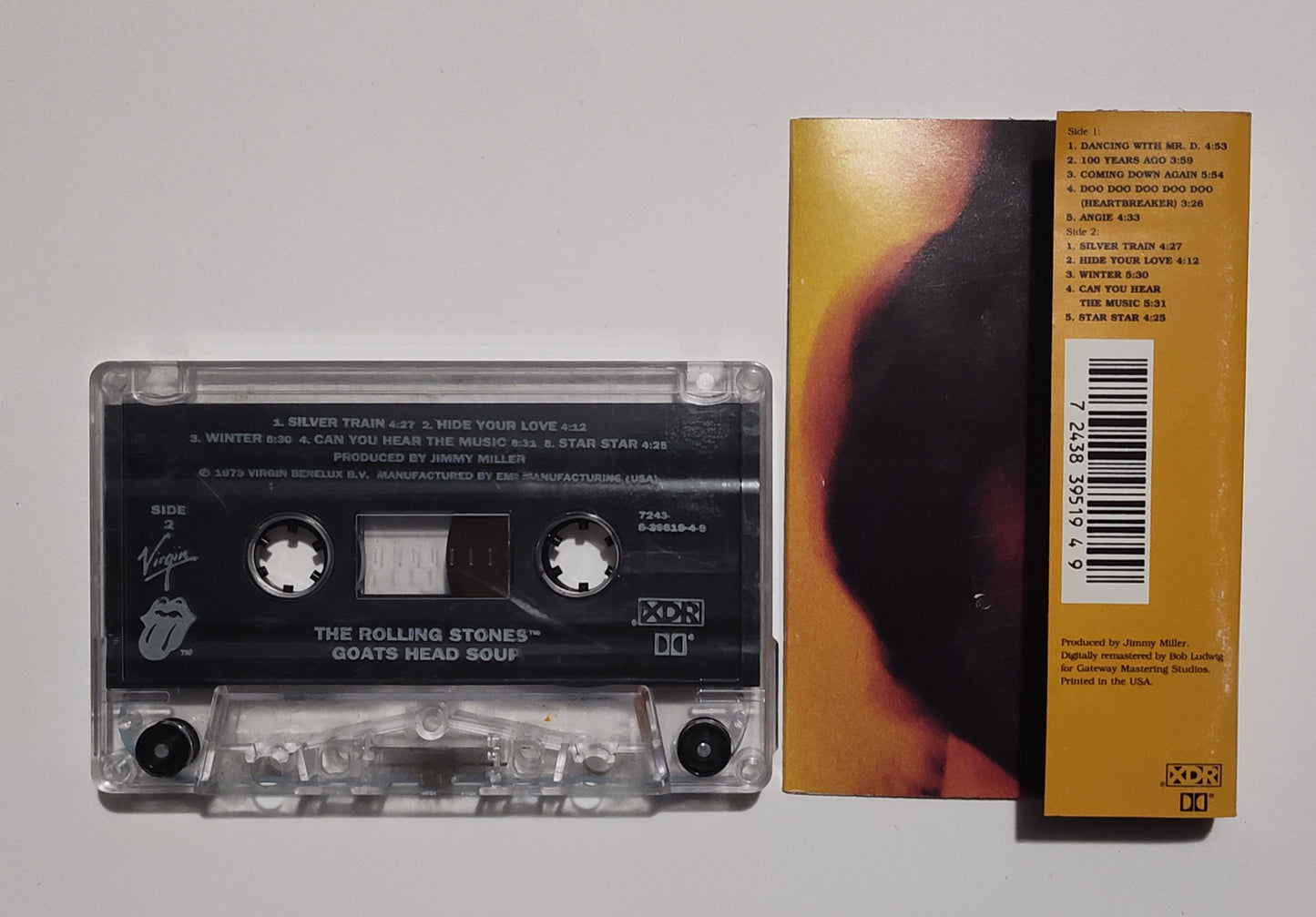 Rolling Stones, The - "Goats Head Soup" - CASSETTE TAPE (XDR; DOLBY) VG/VG