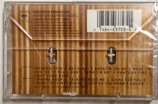 Kandi - “Hey Kandi…” - CASSETTE TAPE NM/M (Sealed; crack in spine and back of case)