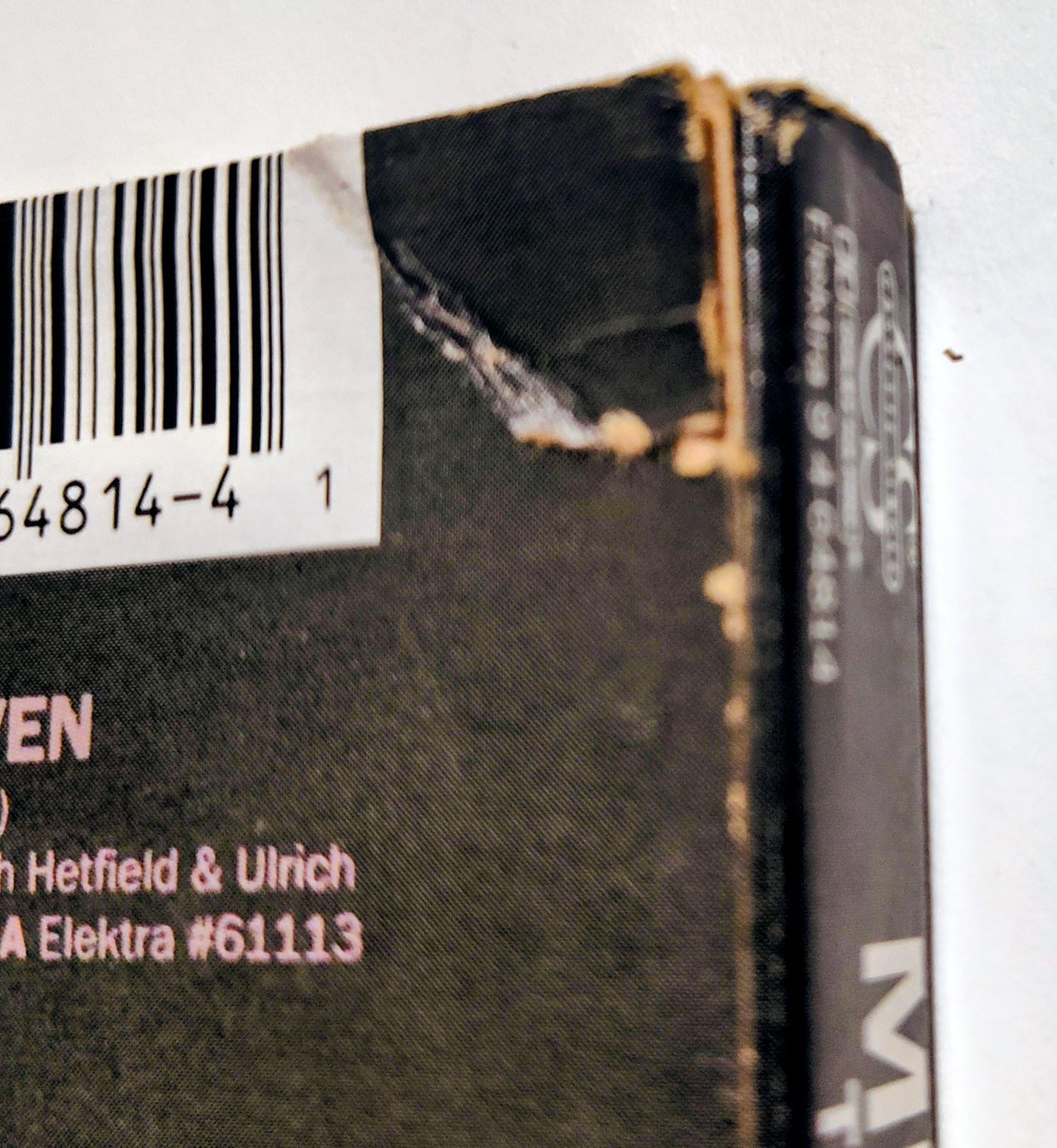Metallica - "The Unforgiven" - CASSETTE TAPE (Single; AR; DOLBY HX PRO) G+/VG+