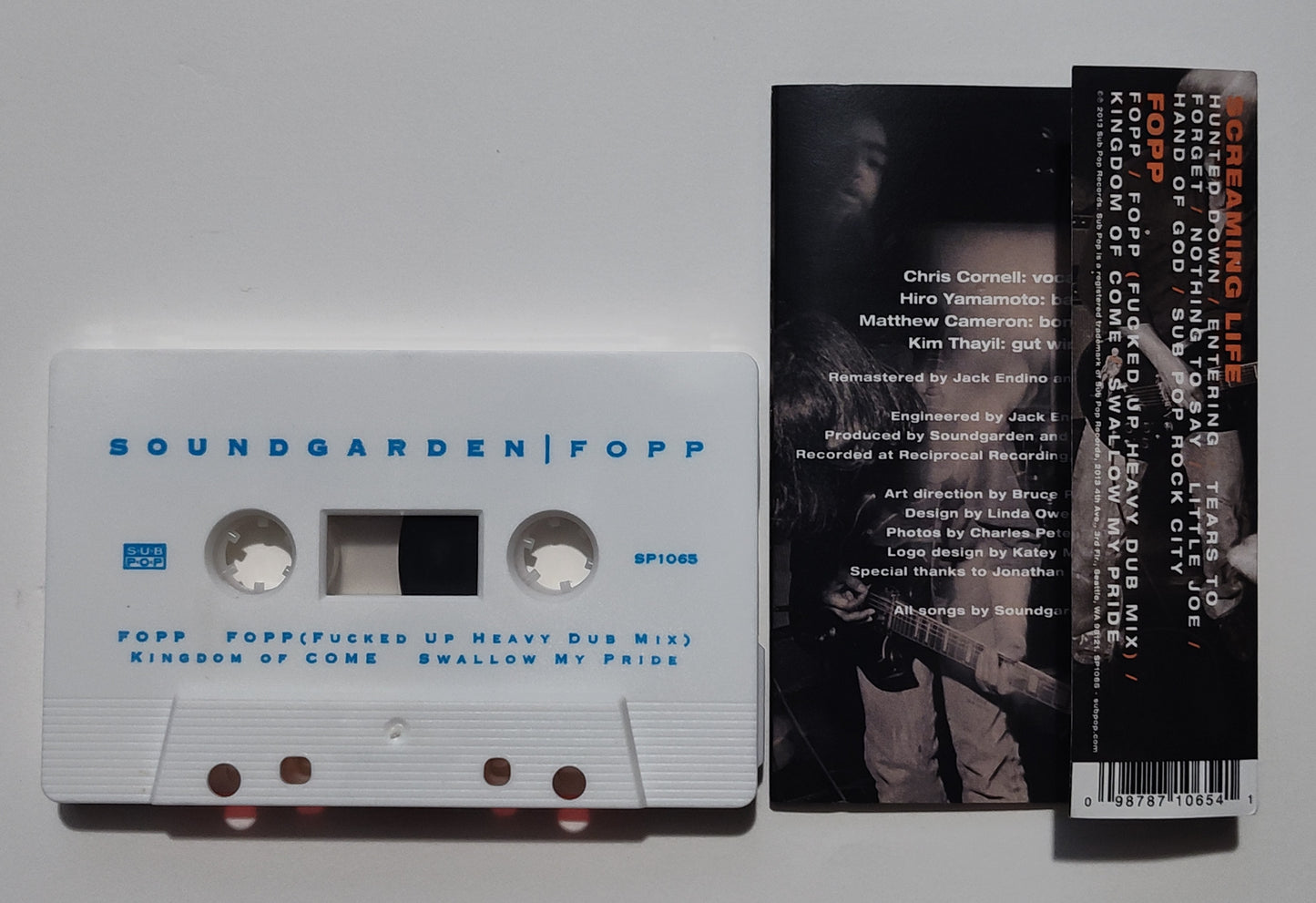 Soundgarden - "Screaming Life/ FOPP (Reissue)" - CASSETTE TAPE NM/NM