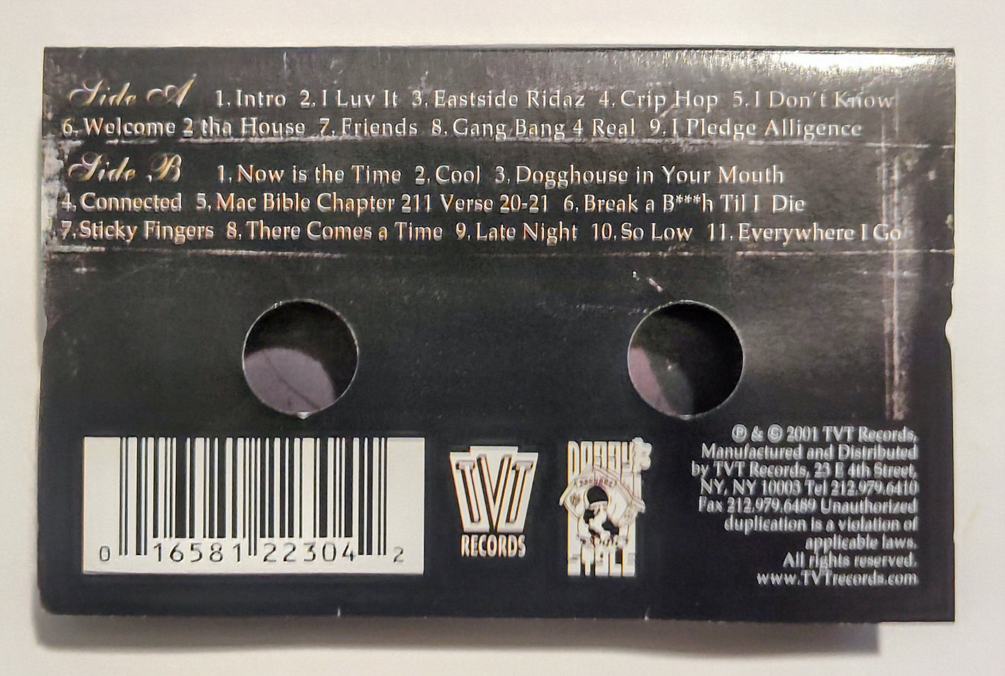 Snoop Dogg Presents - "Tha Eastsidaz: Duces 'N Trayz The Old Fashioned Way" - CASSETTE TAPE VG+/VG+