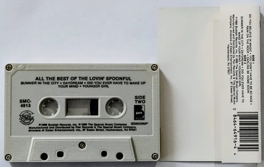 Lovin’ Spoonful - “All The Best Of” - CASSETTE TAPE VG+/VG+