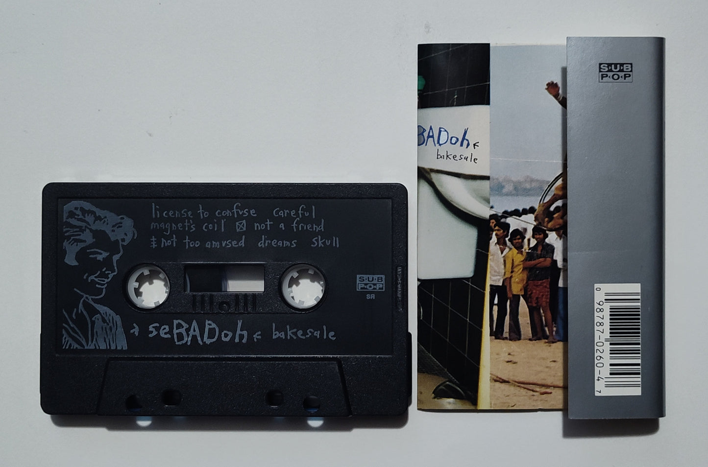 Sebadoh - "Bakesale" - INDIE CASSETTE TAPE VG+/NM