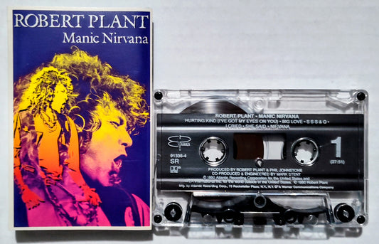 Robert Plant (Led Zeppelin) - “Manic Nirvana” - CASSETTE TAPE VG+/VG+
