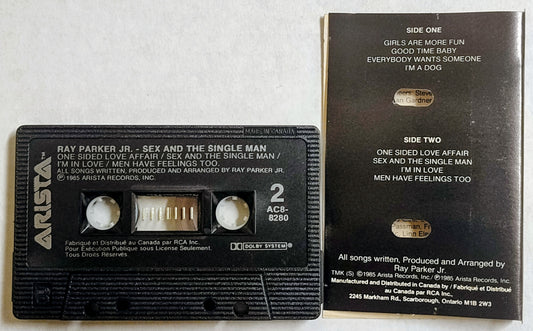 Ray Parker Jr. - “Sex And The Single Man” - CASSETTE TAPE (Canada; Black Shell) VG+/VG+