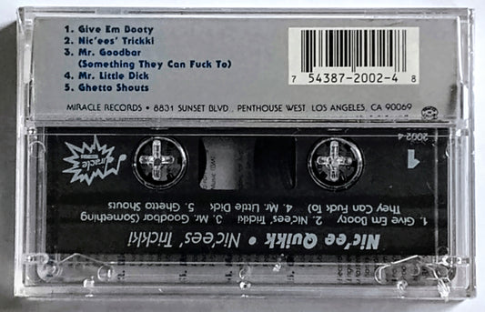 Nic’ee Quikk - “Nic’ee’s Trickki” - CASSETTE TAPE (EP) M/M (Sealed)