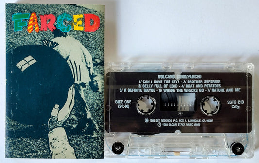 Volcano Suns - “Farced” - CASSETTE TAPE VG+/VG+
