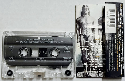 Tin Machine - “Tin Machine II” - CASSETTE TAPE VG+/VG+