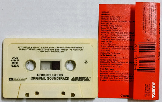 Various Artists - “Ghostbusters Soundtrack” - CASSETTE TAPE VG+/VG+