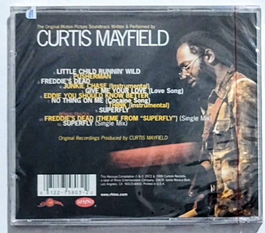 Curtis Mayfield - “Superfly Soundtrack” - COMPACT DISC M/M (Sealed)