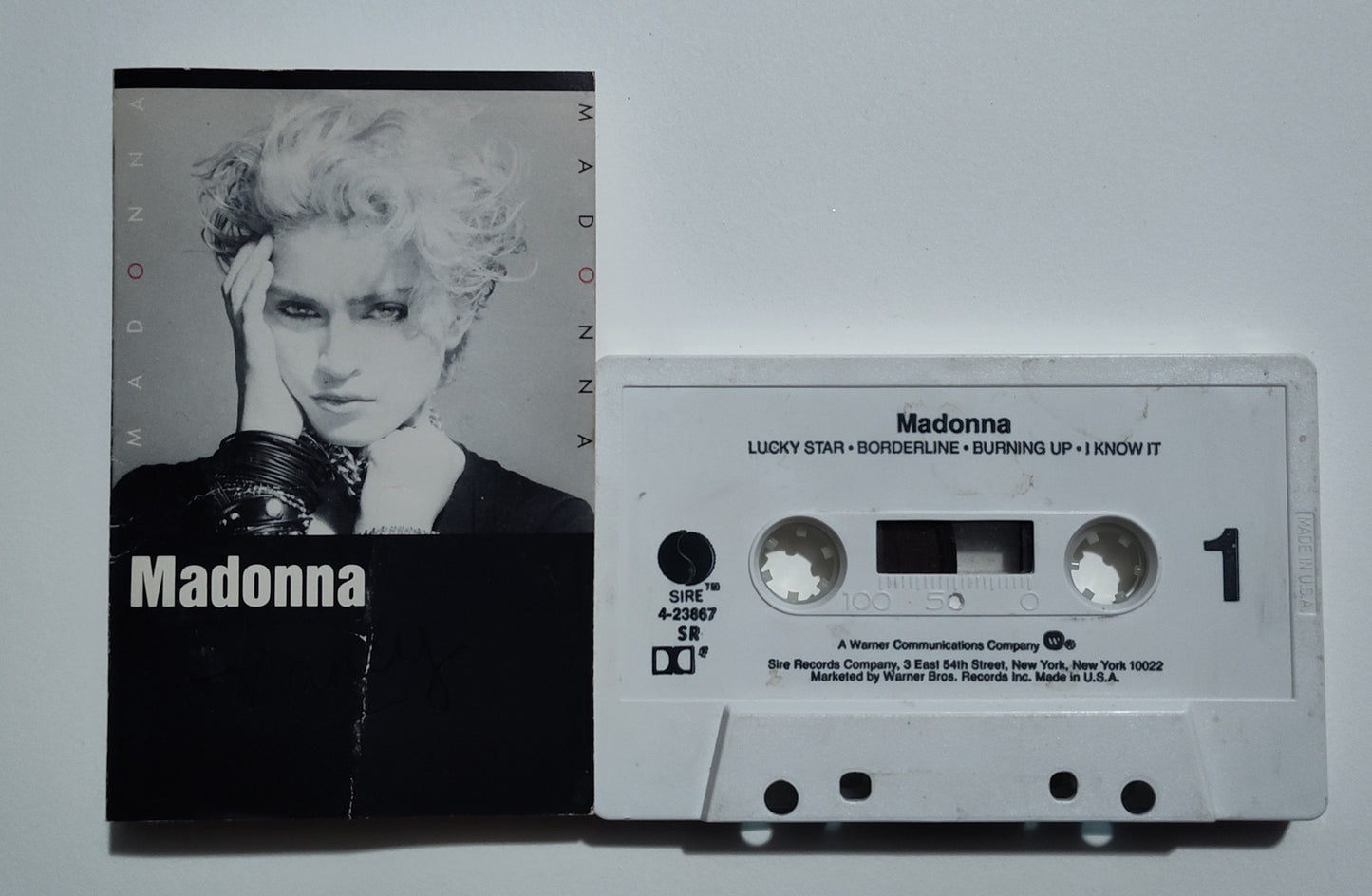 Madonna - "Madonna" - CASSETTE TAPE (SR; DOLBY) G/G+