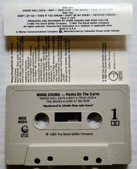 Wang Chung - “Points On The Curve” - CASSETTE TAPE (Columbia House) VG/VG+