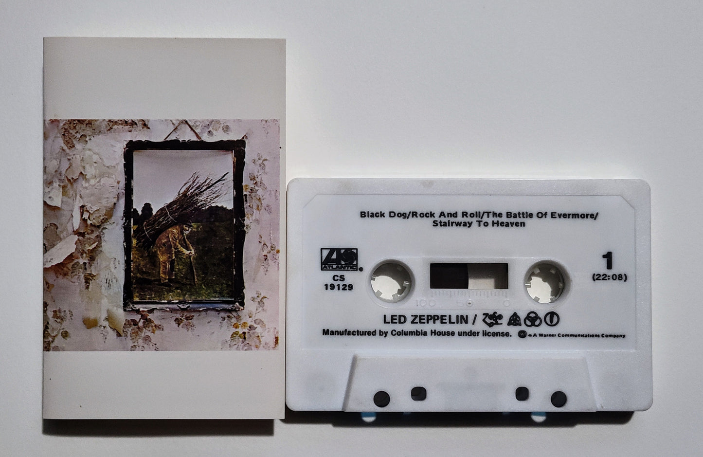 Led Zeppelin - "Led Zeppelin (4)" - CASSETTE TAPE (Columbia House) VG+/VG+