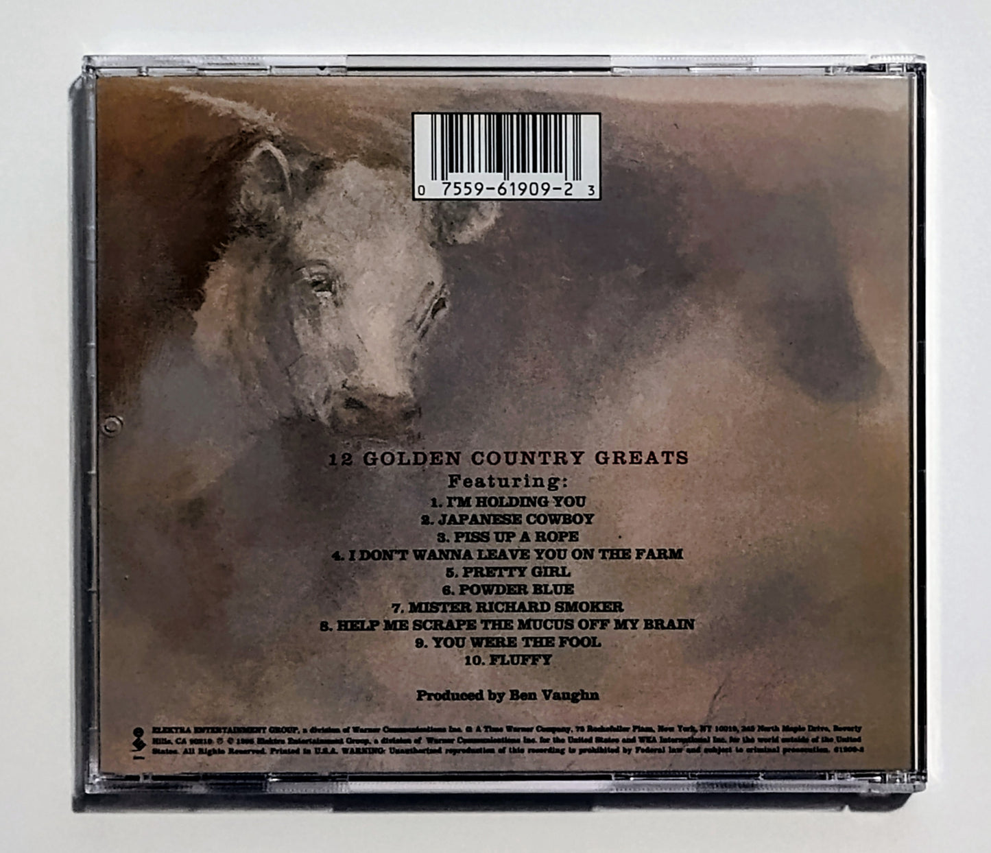 Ween - "12 Golden Country Greats" - INDIE COMPACT DISC VG+/VG+ (No "Ali Speech")