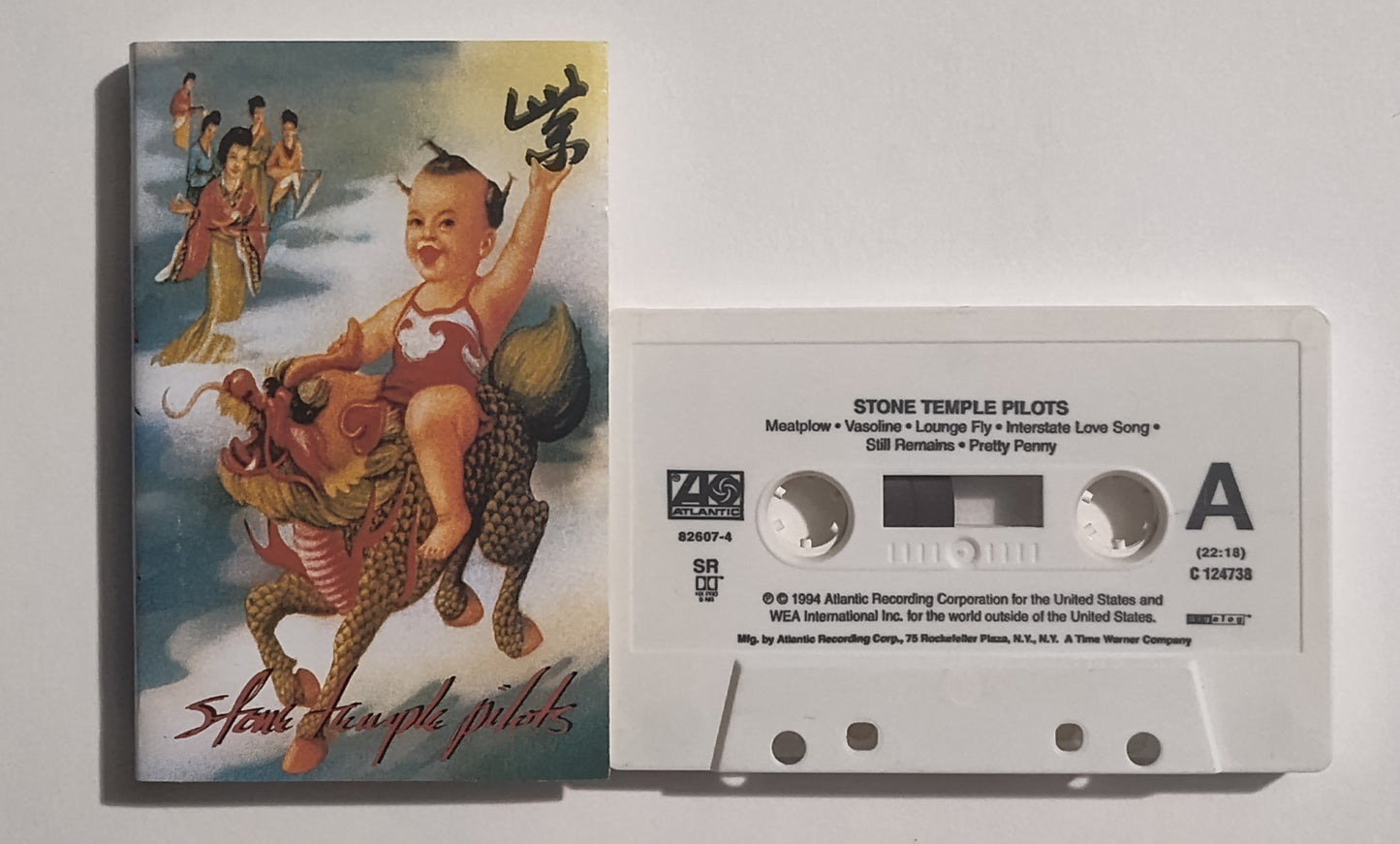 Stone Temple Pilots - "Purple" - CASSETTE TAPE (BMG; SR; DIGalog; DOLBY HX PRO B NR) VG+/VG+
