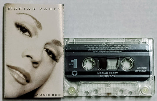 Mariah Carey - "Music Box" - CASSETTE TAPE VG+/VG+
