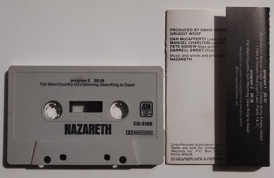 Nazareth -"Nazareth" - CASSETTE TAPE (DOLBY) VG+/VG